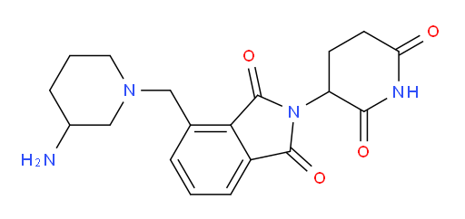 4-[(3-aminopiperidin-1-yl)methyl]-2-(2,6-dioxopiperidin-3-yl)-2,3-dihydro-1H-isoindole-1,3-dione