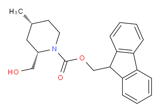 rac-(9H-fluoren-9-yl)methyl (2R,4S)-2-(hydroxymethyl)-4-methylpiperidine-1-carboxylate