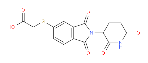 2-{[2-(2,6-dioxopiperidin-3-yl)-1,3-dioxo-2,3-dihydro-1H-isoindol-5-yl]sulfanyl}acetic acid