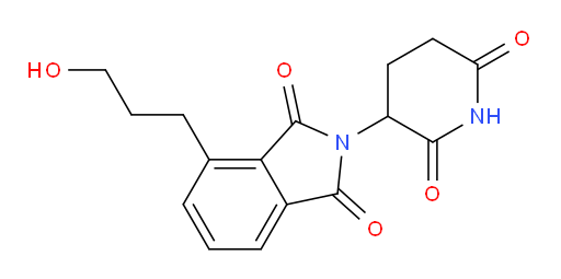 2-(2,6-dioxopiperidin-3-yl)-4-(3-hydroxypropyl)-2,3-dihydro-1H-isoindole-1,3-dione
