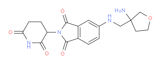 5-{[(3-aminooxolan-3-yl)methyl]amino}-2-(2,6-dioxopiperidin-3-yl)-2,3-dihydro-1H-isoindole-1,3-dione
