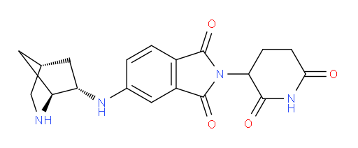 rac-5-{[(1R,4S,6R)-2-azabicyclo[2.2.1]heptan-6-yl]amino}-2-(2,6-dioxopiperidin-3-yl)-2,3-dihydro-1H-isoindole-1,3-dione