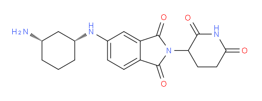 rac-5-{[(1R,3S)-3-aminocyclohexyl]amino}-2-(2,6-dioxopiperidin-3-yl)-2,3-dihydro-1H-isoindole-1,3-dione
