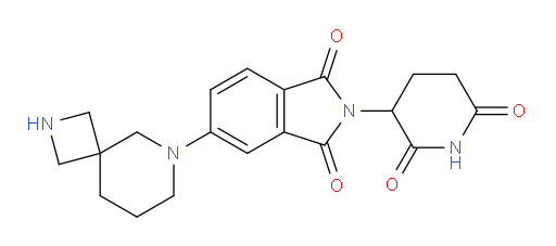 5-{2,6-diazaspiro[3.5]nonan-6-yl}-2-(2,6-dioxopiperidin-3-yl)-2,3-dihydro-1H-isoindole-1,3-dione