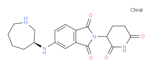5-{[(3S)-azepan-3-yl]amino}-2-(2,6-dioxopiperidin-3-yl)-2,3-dihydro-1H-isoindole-1,3-dione