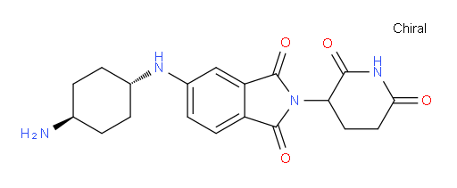 2-(2,6-dioxopiperidin-3-yl)-5-{[(1r,4r)-4-aminocyclohexyl]amino}-2,3-dihydro-1H-isoindole-1,3-dione