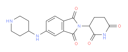 2-(2,6-dioxopiperidin-3-yl)-5-[(piperidin-4-yl)amino]-2,3-dihydro-1H-isoindole-1,3-dione