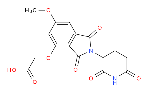 2-{[2-(2,6-dioxopiperidin-3-yl)-6-methoxy-1,3-dioxo-2,3-dihydro-1H-isoindol-4-yl]oxy}acetic acid