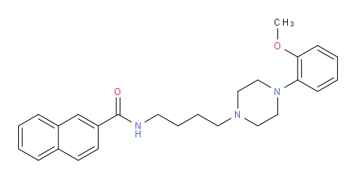 N-{4-[4-(2-methoxyphenyl)piperazin-1-yl]butyl}naphthalene-2-carboxamide