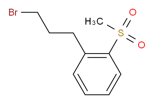 1-(3-bromopropyl)-2-methanesulfonylbenzene