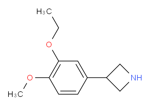 3-(3-ethoxy-4-methoxyphenyl)azetidine