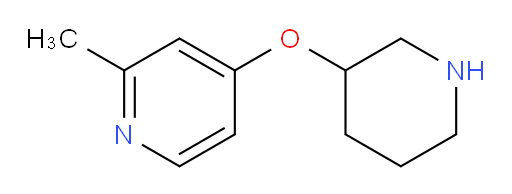 2-methyl-4-(piperidin-3-yloxy)pyridine