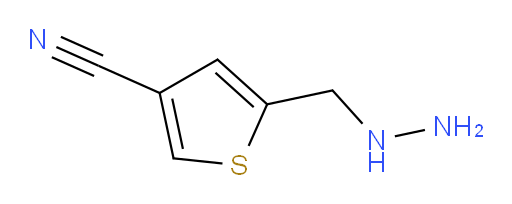 5-(hydrazinylmethyl)thiophene-3-carbonitrile