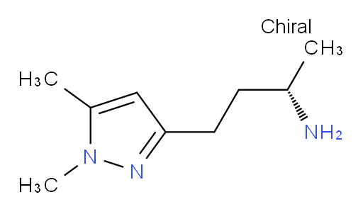(2S)-4-(1,5-dimethyl-1H-pyrazol-3-yl)butan-2-amine
