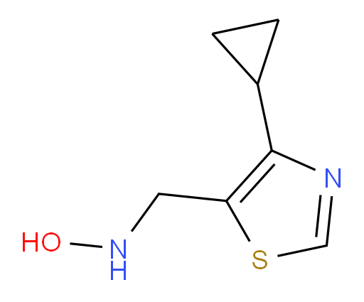 N-[(4-cyclopropyl-1,3-thiazol-5-yl)methyl]hydroxylamine
