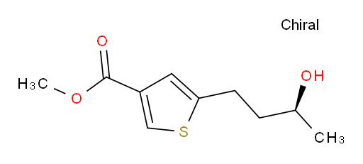 methyl 5-[(3S)-3-hydroxybutyl]thiophene-3-carboxylate