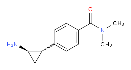 rac-4-[(1R,2S)-2-aminocyclopropyl]-N,N-dimethylbenzamide