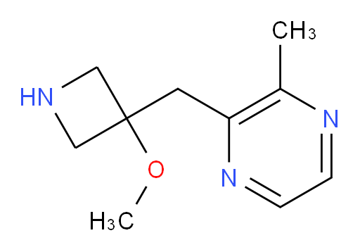 2-[(3-methoxyazetidin-3-yl)methyl]-3-methylpyrazine