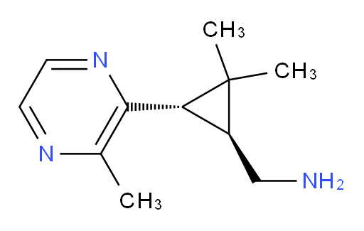rac-[(1R,3R)-2,2-dimethyl-3-(3-methylpyrazin-2-yl)cyclopropyl]methanamine
