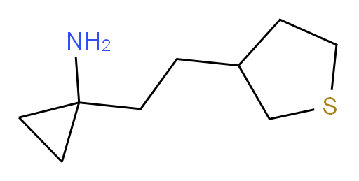 1-[2-(thiolan-3-yl)ethyl]cyclopropan-1-amine