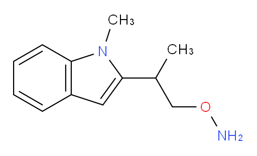 O-[2-(1-methyl-1H-indol-2-yl)propyl]hydroxylamine
