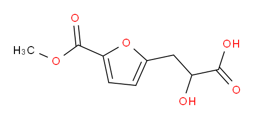 2-hydroxy-3-[5-(methoxycarbonyl)furan-2-yl]propanoic acid
