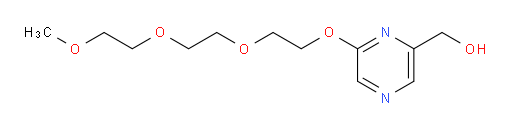(6-{2-[2-(2-methoxyethoxy)ethoxy]ethoxy}pyrazin-2-yl)methanol