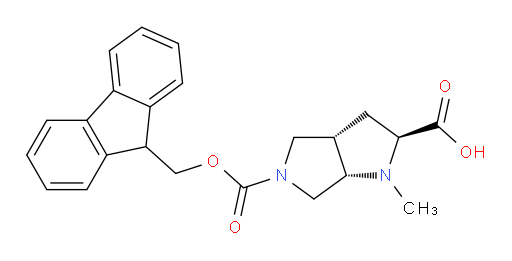 rac-(2R,3aR,6aR)-5-{[(9H-fluoren-9-yl)methoxy]carbonyl}-1-methyl-octahydropyrrolo[2,3-c]pyrrole-2-carboxylic acid
