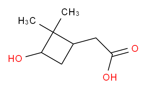 2-(3-hydroxy-2,2-dimethylcyclobutyl)acetic acid