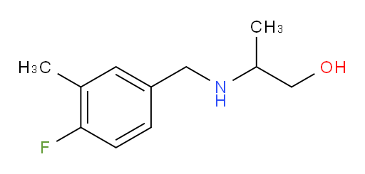 2-{[(4-fluoro-3-methylphenyl)methyl]amino}propan-1-ol