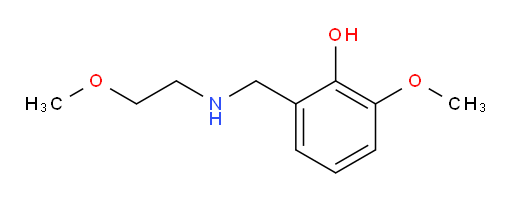 2-methoxy-6-{[(2-methoxyethyl)amino]methyl}phenol