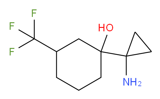 1-(1-aminocyclopropyl)-3-(trifluoromethyl)cyclohexan-1-ol