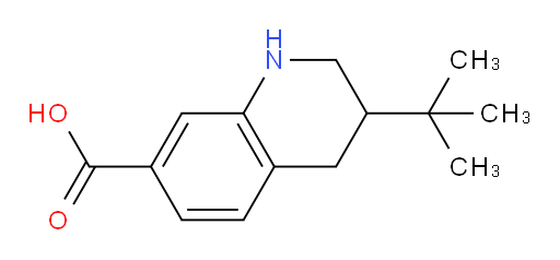 3-tert-butyl-1,2,3,4-tetrahydroquinoline-7-carboxylic acid