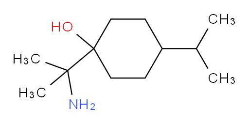 1-(2-aminopropan-2-yl)-4-(propan-2-yl)cyclohexan-1-ol