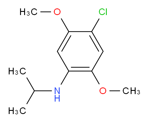 4-chloro-2,5-dimethoxy-N-(propan-2-yl)aniline