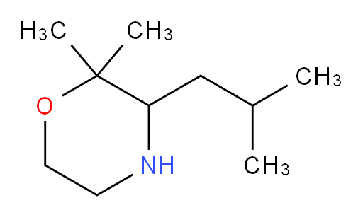 2,2-dimethyl-3-(2-methylpropyl)morpholine