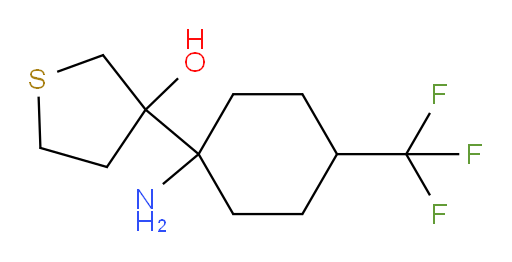 3-[1-amino-4-(trifluoromethyl)cyclohexyl]thiolan-3-ol
