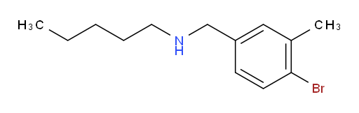 [(4-bromo-3-methylphenyl)methyl](pentyl)amine