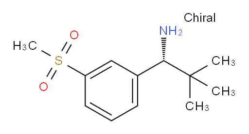 (1R)-1-(3-methanesulfonylphenyl)-2,2-dimethylpropan-1-amine