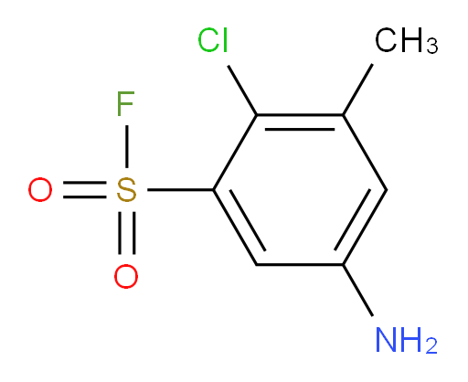 5-amino-2-chloro-3-methylbenzene-1-sulfonyl fluoride