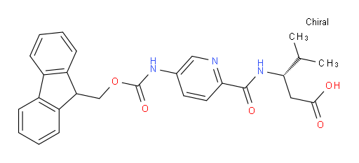 (3S)-3-{[5-({[(9H-fluoren-9-yl)methoxy]carbonyl}amino)pyridin-2-yl]formamido}-4-methylpentanoic acid