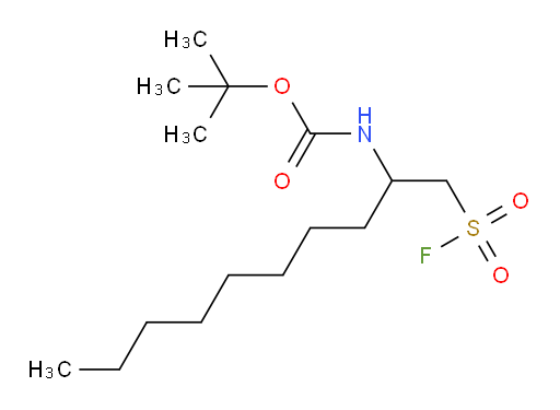 tert-butyl N-[1-(fluorosulfonyl)decan-2-yl]carbamate