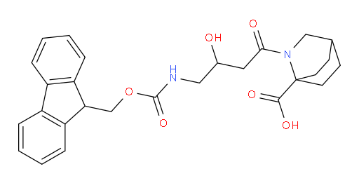 2-[4-({[(9H-fluoren-9-yl)methoxy]carbonyl}amino)-3-hydroxybutanoyl]-2-azabicyclo[2.2.2]octane-1-carboxylic acid