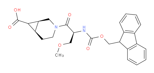 (1RS,6SR)-3-[(2S)-2-({[(9H-fluoren-9-yl)methoxy]carbonyl}amino)-3-methoxypropanoyl]-3-azabicyclo[4.1.0]heptane-7-carboxylic acid