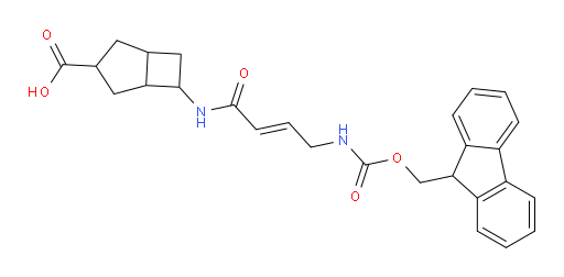 6-[4-({[(9H-fluoren-9-yl)methoxy]carbonyl}amino)but-2-enamido]bicyclo[3.2.0]heptane-3-carboxylic acid