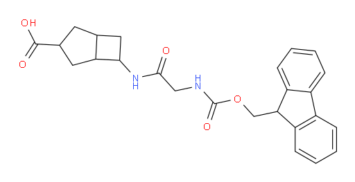 6-[2-({[(9H-fluoren-9-yl)methoxy]carbonyl}amino)acetamido]bicyclo[3.2.0]heptane-3-carboxylic acid