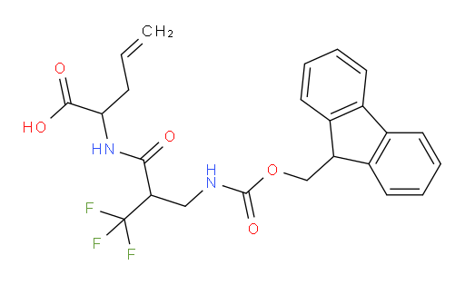 2-{2-[({[(9H-fluoren-9-yl)methoxy]carbonyl}amino)methyl]-3,3,3-trifluoropropanamido}pent-4-enoic acid