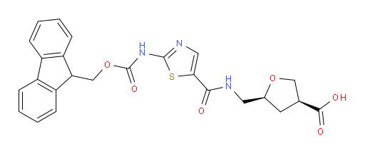 rac-(3R,5R)-5-({[2-({[(9H-fluoren-9-yl)methoxy]carbonyl}amino)-1,3-thiazol-5-yl]formamido}methyl)oxolane-3-carboxylic acid