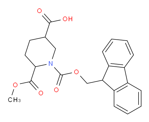 1-{[(9H-fluoren-9-yl)methoxy]carbonyl}-6-(methoxycarbonyl)piperidine-3-carboxylic acid