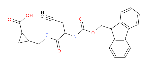 2-{[2-({[(9H-fluoren-9-yl)methoxy]carbonyl}amino)pent-4-ynamido]methyl}cyclopropane-1-carboxylic acid